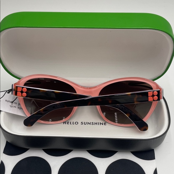 LOW START Kate Spade Black and Brown Sunglasses - Picture 3 of 6